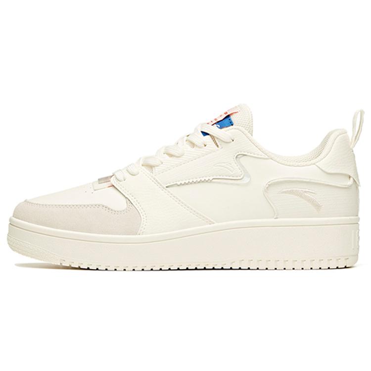 New Anta Low Top Skateboard Shoes Men's Ivory White 912118018-1