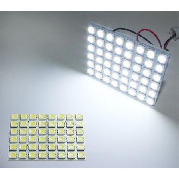 (1) Белые светодиодные панели 48-SMD-5050 для салонных плафонов, багажного отделения