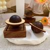 1/2PCS Incense Diffuser Gift Set Jupiter Orbit Diffuser Handcrafted Walnut Planetary Diffuser for Aromatherapy Decor for Friends