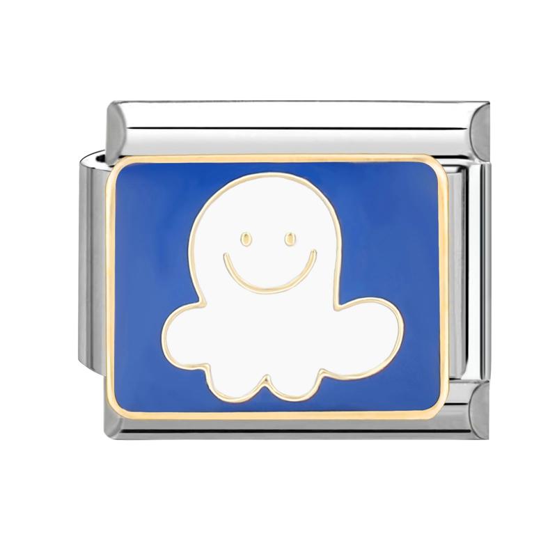 Zale Charm Italian Albastru Carouri Fluture Ochi de Diavol Flori Pisică Inimă Se Potrivesc Brățară Oțel Inoxidabil 9mm Femei DIY Făcut Cadouri