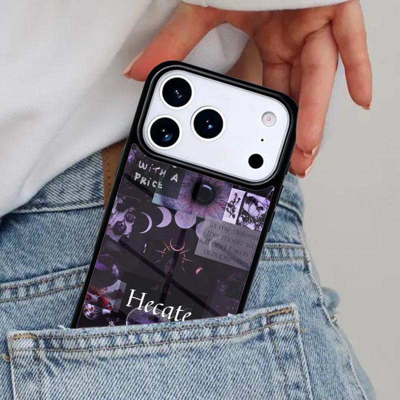 Occult Witchcraft Moon Gothic Witch Phone Case for iPhone 17ProMax 12 13 14 15 16e 17 Pro Max Plus Air Cover