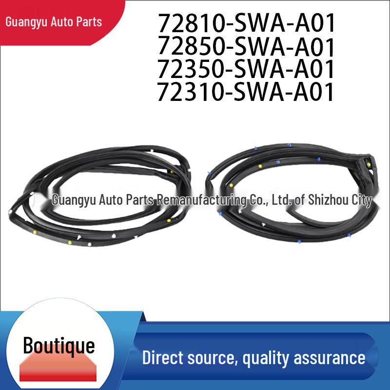 Car Door Seal Strip for 2007-2011 CRV (72350-SWA-A01/72850-SWA-A01)