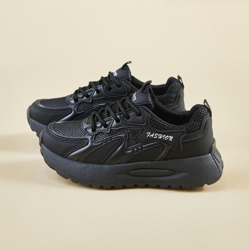 New Dad Shoes for Women In Summer Students Running Sports and Leisure Mesh Breathable Street Shot
