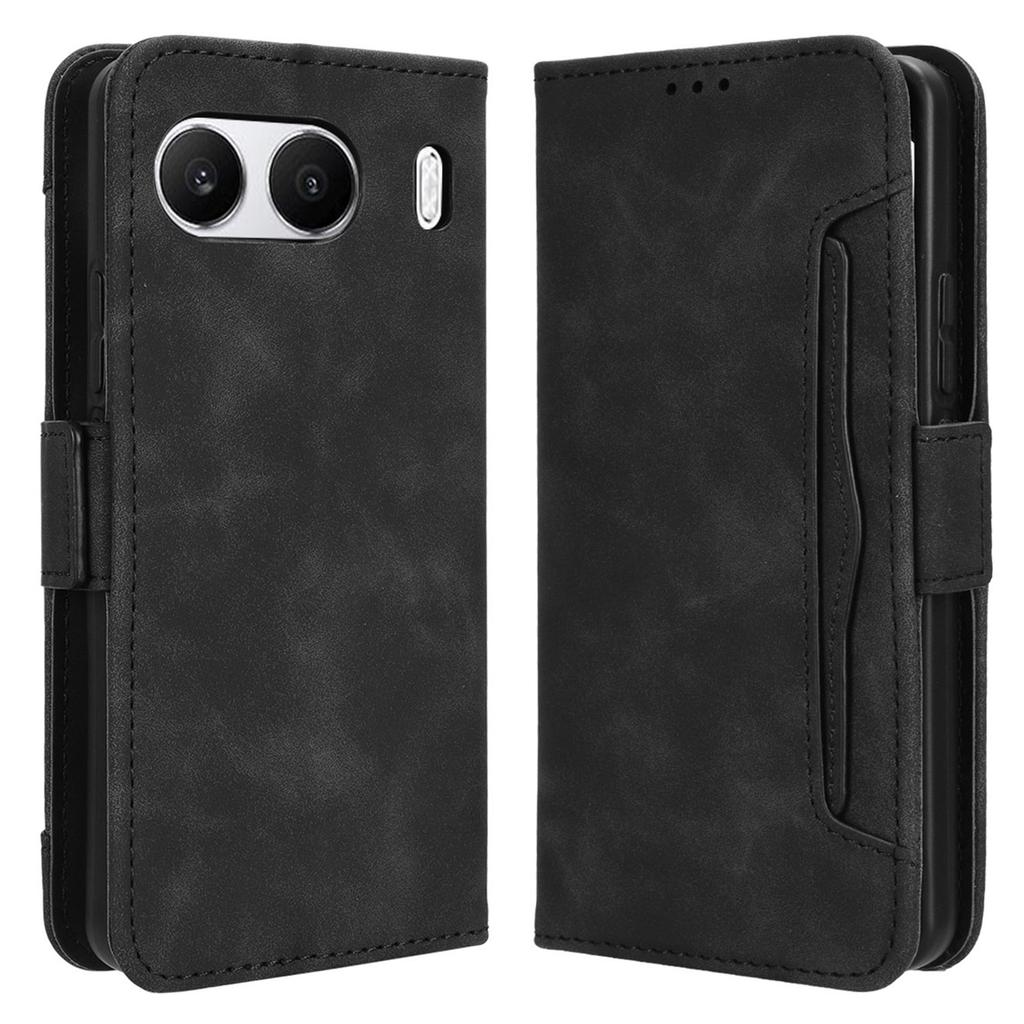 Für OnePlus Nord 4 Hülle PU Leder Handyhülle mit Geldbörse Mehrere Kartenfächer