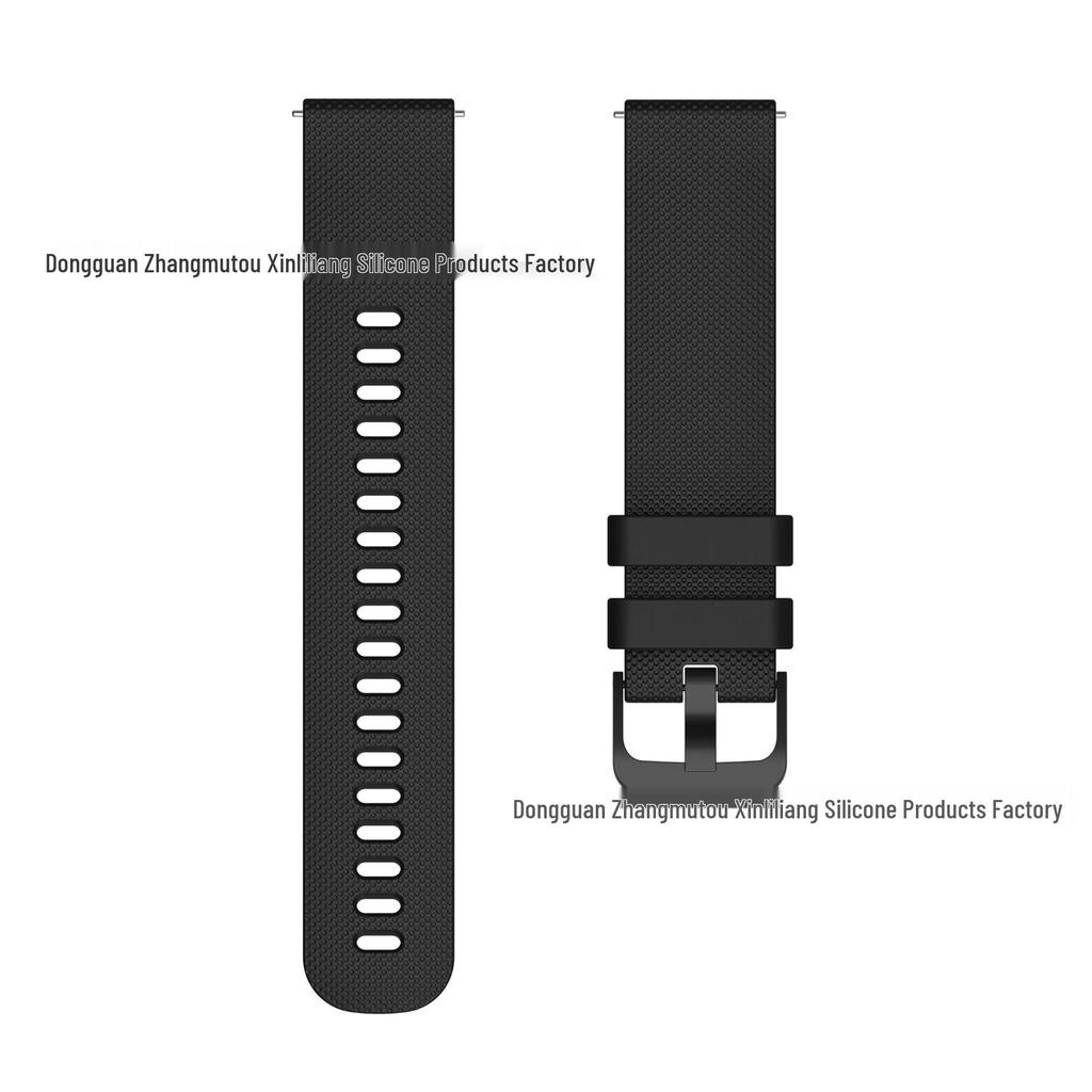 Garmin Venu Silicone Small Check-Pattern Watch Band, Vivomove Sport Textured Strap, 18/20/22mm.