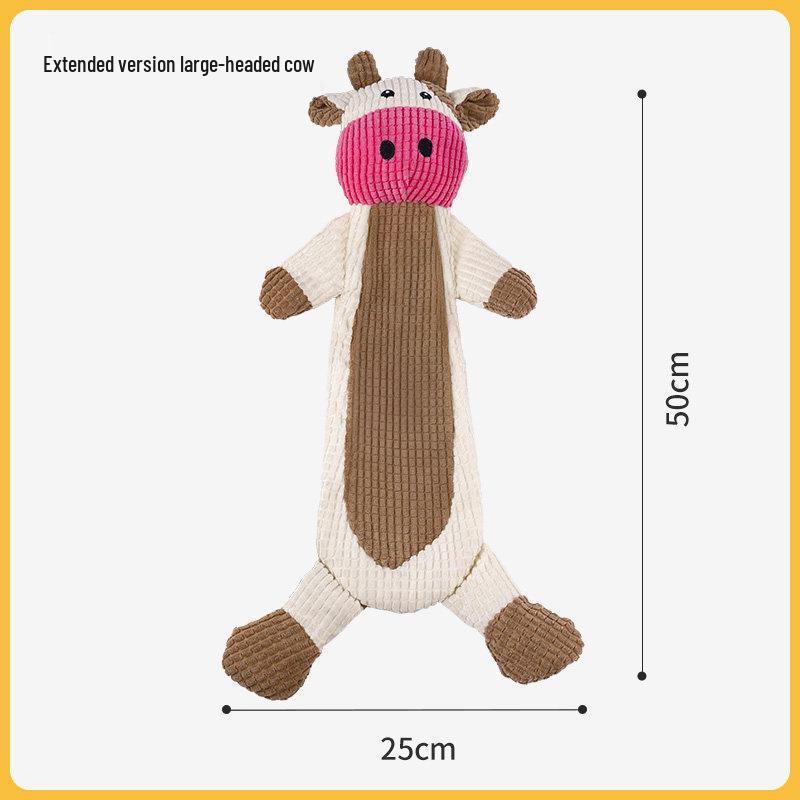Plush Sleepy Duck Teething Toy for Small & Medium Dogs - Bite-Resistant & Sound-Emitting for Boredom Relief