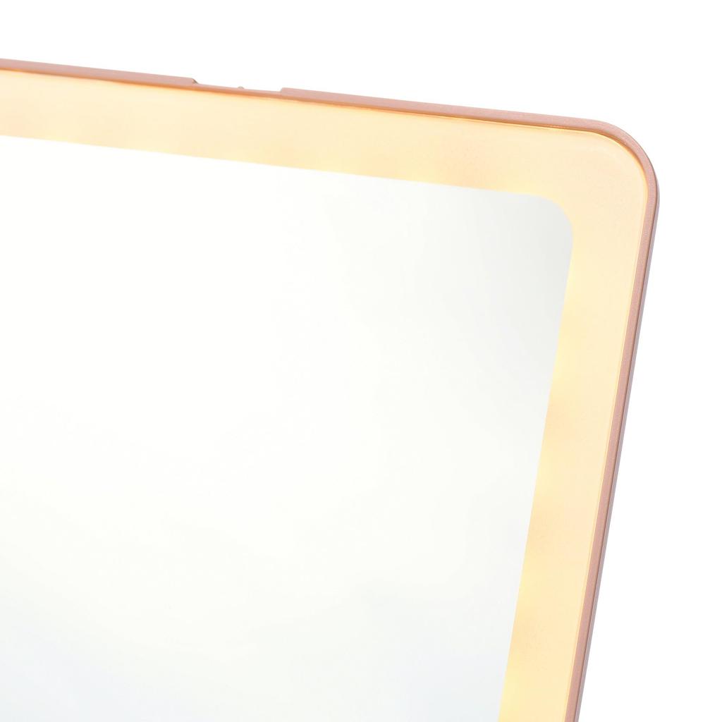 Francfranc LED Folding Mirror Pink