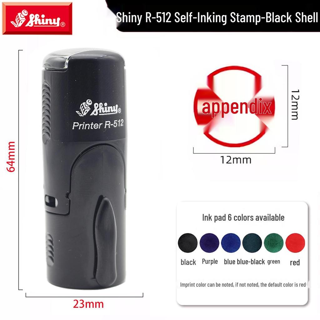 Sigiliu personalizat auto-tușant pentru semnătură cu finisaj lucios