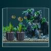 4 Pieces Aquarium Hydroponics Planting Holder Aquarium Plant Pots Stable Fish Tank Plant Pots Water Feature Decoration