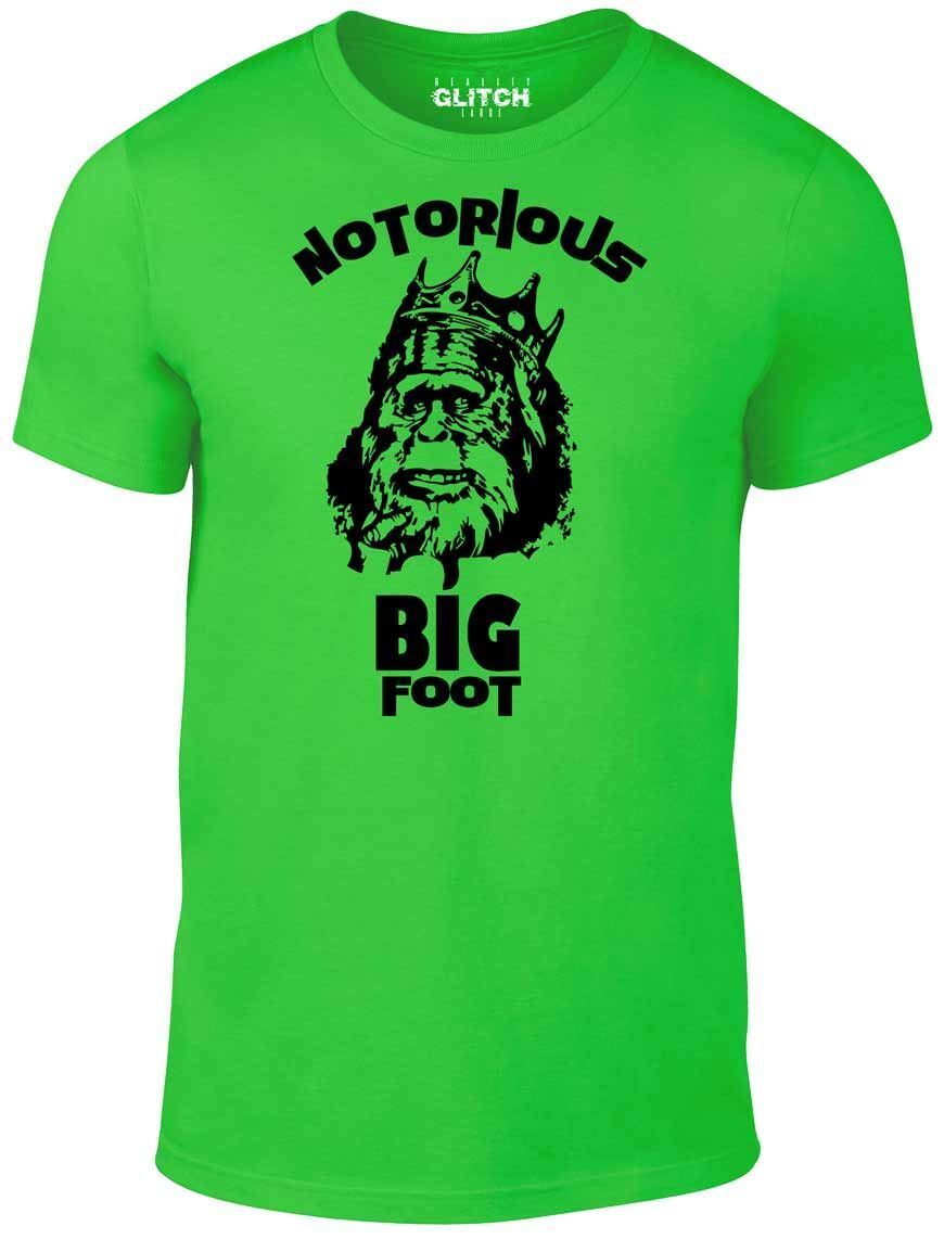 Notorious BIG Foot T-Shirt Mens Womens Tees Top - Funny T Shirt Mens Womens Tees Top yeti retro monster hip hop rap music M