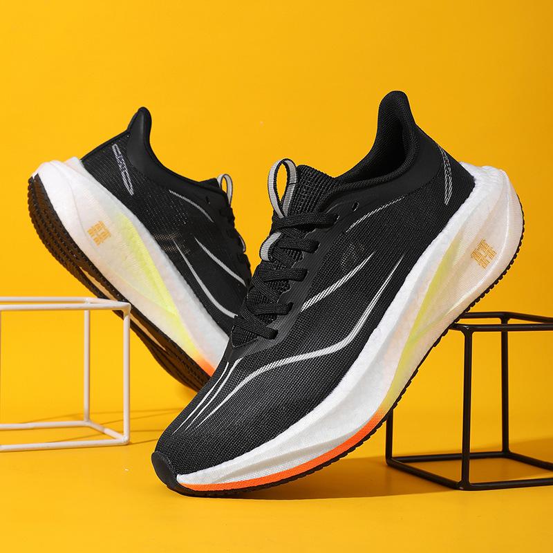 5E bėgimo bateliai sporto treniruotėms bėgimo bateliai vyriški amortizuojantys didelio atšokimo anglies plokštelės lenktyniniai bateliai