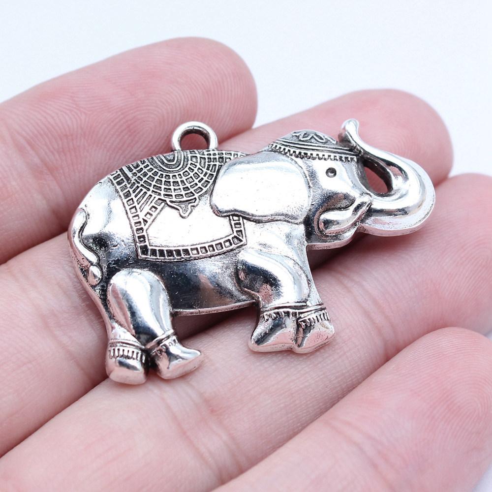 Charms Elephant God Pendants Kids' Jewelry Materials QC049