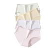 Mao Ren Sweet Bowknot Pure Cotton Antibacterial Briefs 4-Pack