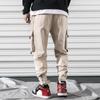 Streetwear Black Men's Harem Joggers Pants Men Cargo Pants Hip Hop Casual Pockets Sweatpants Male Oversized Trousers