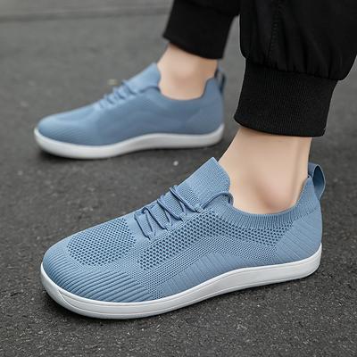 Herren Barfußschuhe Leicht Flache Sohle Rutschfest Damen Mesh Weiche Sohle Outdoor Walking Freizeit Sneaker Schuhe