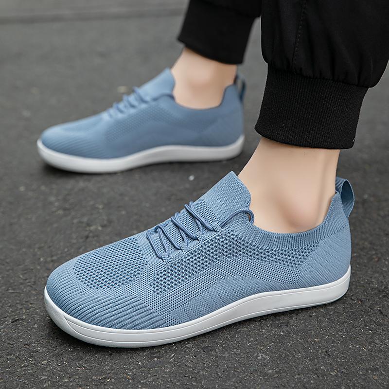 Fashion Men's Barefoot Shoes Lightweight Flat Bottom Non Slip Women's Mesh Soft Bottom Outdoor Walking Fashion Casual Sneakers Shoes