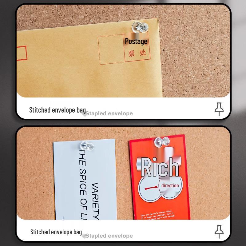 Clear Thumbtack Pushpin for Felt and Cork Boards