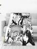 Tomie Junji Ito Blanket  Soft Warm Throws for Winter Bedding Child Couch Chair Pattern Ideal for Bedspread