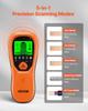 Stud Finder Wall Scanner, 5 In 1, Electronic Wall Stud Detector with Smart Sensor, High-Definition LCD Display and Audio Alarm, for the Center and