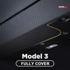 For Tesla Model 3 Glove Box Anti-kick Pad Full Protector Cover Leather Protection Covers Model3 Three Interior Decor Accessories