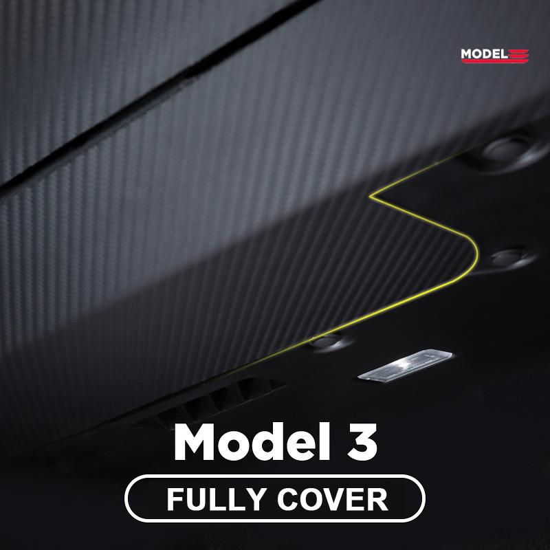 For Tesla Model 3 Glove Box Anti-kick Pad Full Protector Cover Leather Protection Covers Model3 Three Interior Decor Accessories