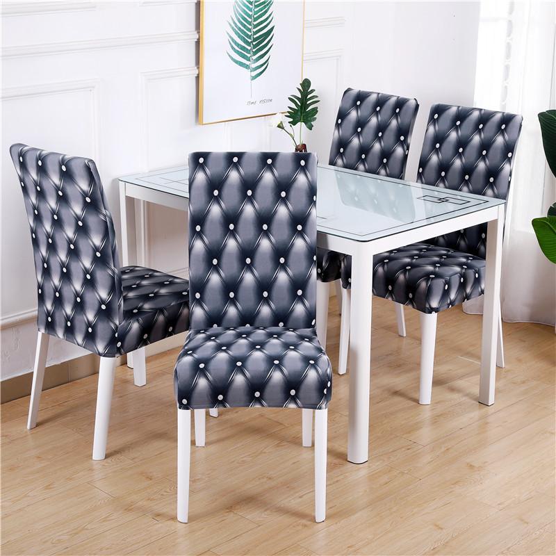 Stretch Chair Cover Spandex Dining Seat Cover for Banquet Wedding Restaurant Hotel Anti-dirty Removable Funda De Silla