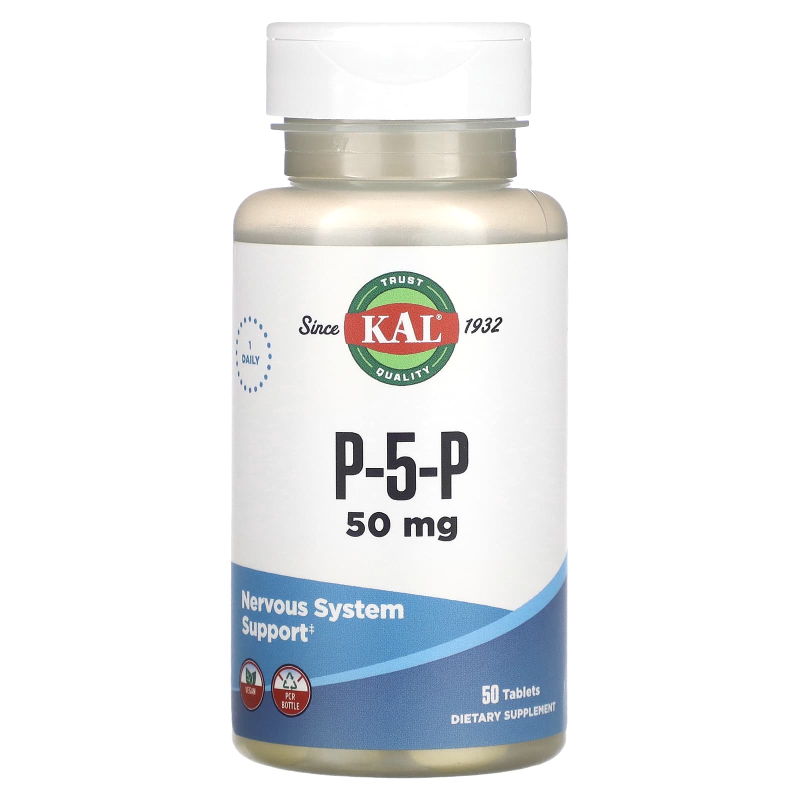 

KAL, P-5-P, 50 мг, 50 таблеток