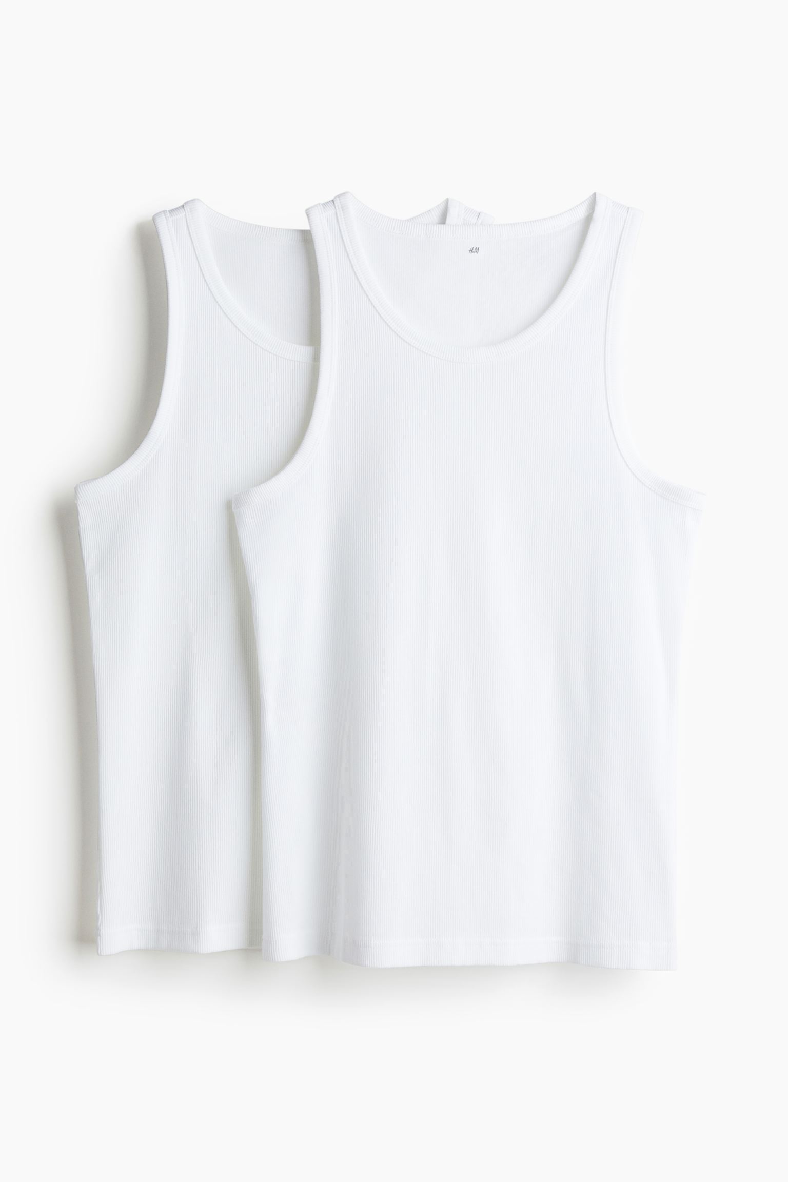 

Комплект из двух топов в рубчик Slim Fit
