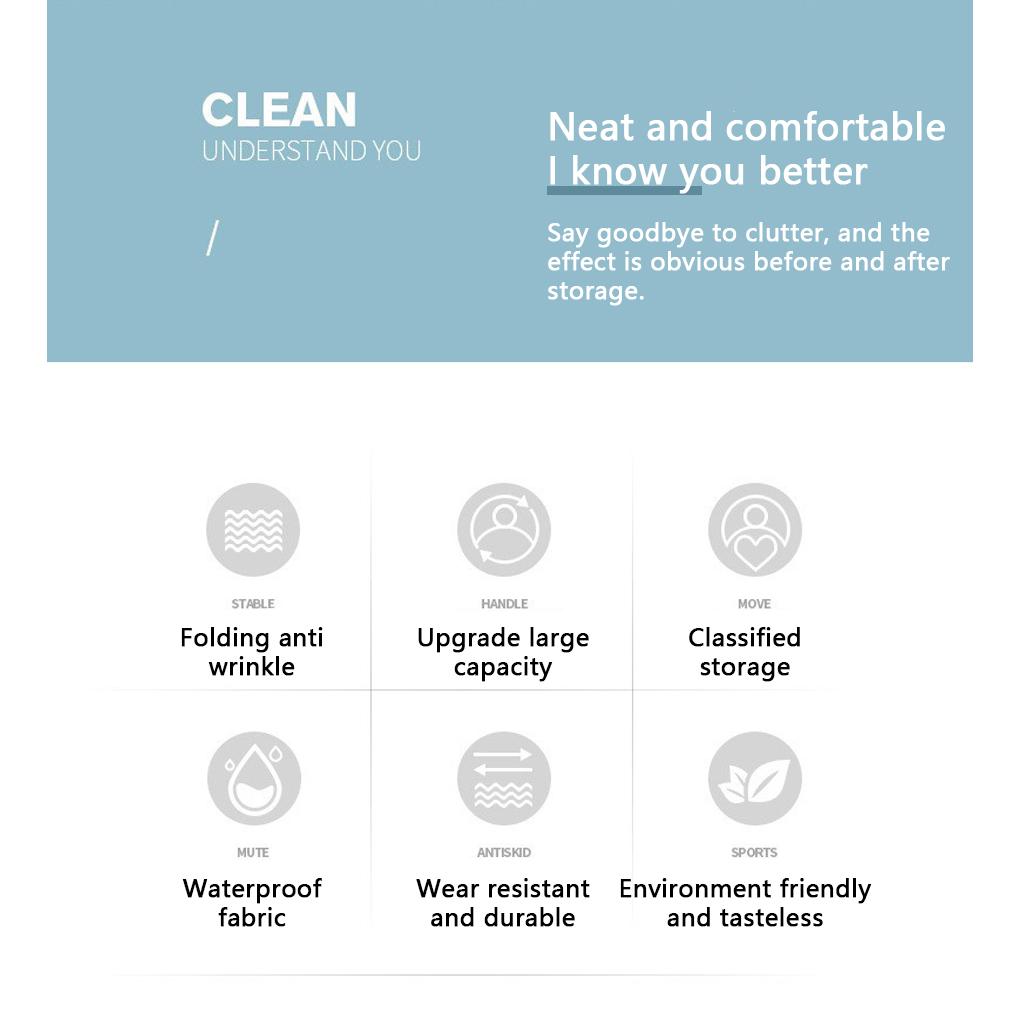 7 Pieces Travel Laundry Bag Packing Clothes Storage Organizer Luggage Holder Zipper Foldable Waterproof Shoes Underwear