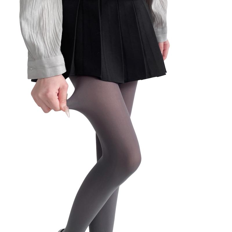 New Spring Women's 80D Denier Velvet Opaque Tights Ladies Colorful Tights Stretch Pantyhose Dressing Dopamine Colors