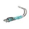 Scuba Diving Double Dual Stainless Steel Drift Hook with Luminous Line for Cave Dive AccessoriesLuminous Sky Blue