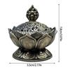 Incenses Burners Incenses Cone Holder Lotuses Cone Incenses Burners Metal Censers Home Table Ornament Incenses Seat