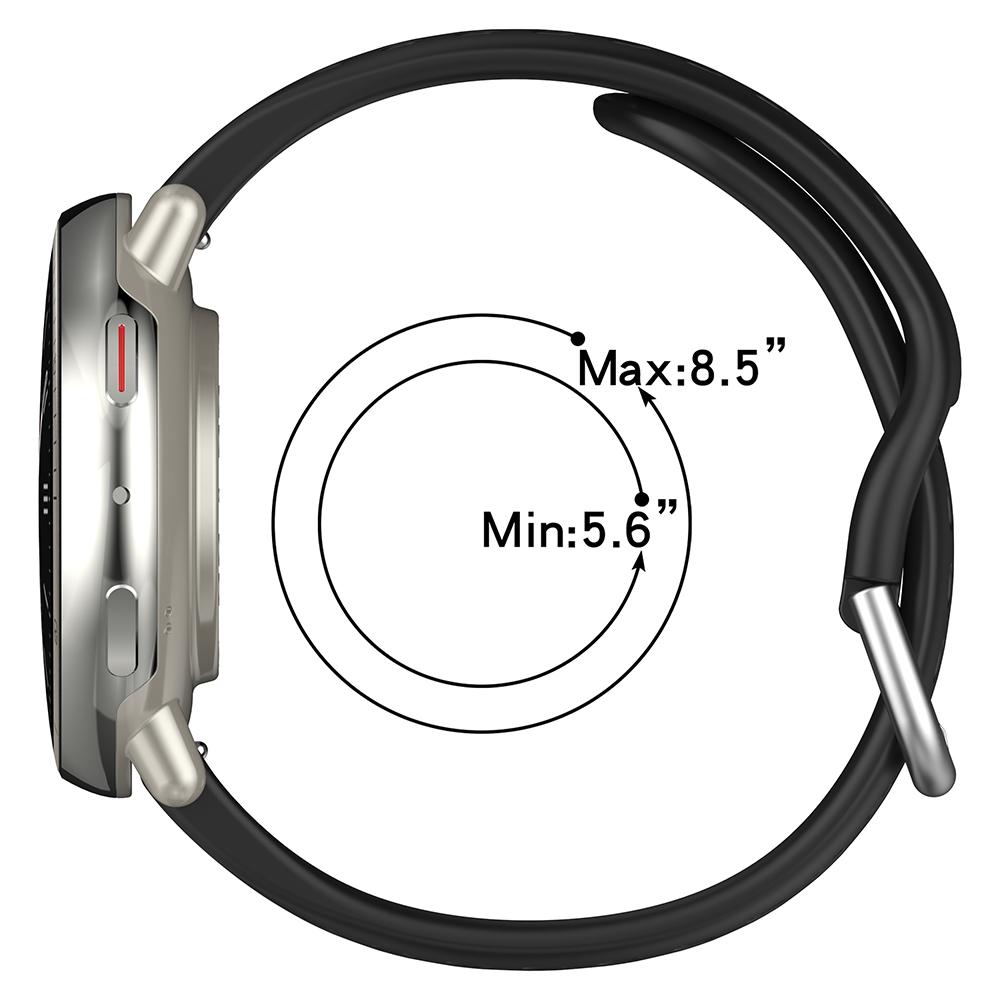 Silikonowy pasek do Amazfit Active 2 Sport oddychający bransoletka inteligentny pasek do zegarka Amazfit Active2 akcesoria