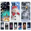 For Realme 8 Case 6.4 Inch Back Phone Cover For Realme 8 Pro OPPO Realme8 4G RMX3085 Bumper Winter Christmas Snow Tree New Year