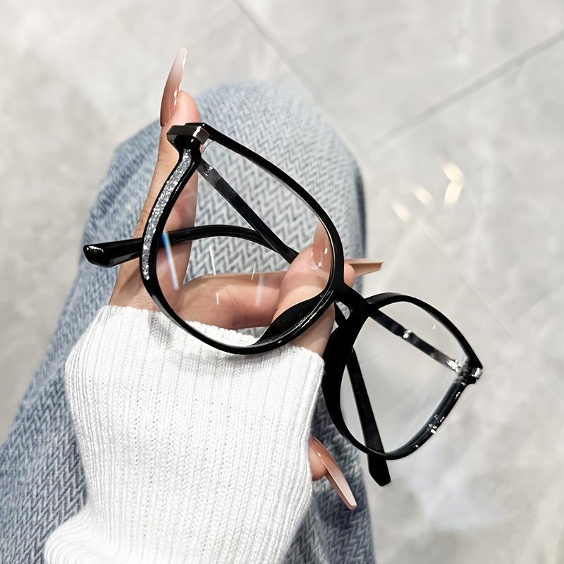 +100~+400 Chic Starry Sky Reading Glasses for Women - Fashionable Square Frame Perfect for Middle-Aged & Elderly