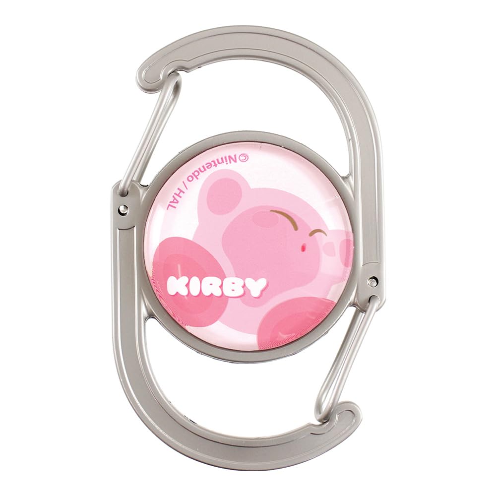 

T S Factory Double Carabiner Keychain, Kirby of the Stars, Pink, HK-5541840KB