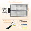 For Sale 200W Street Light with Charge Controller High Brightness Black Street Light IP67 Waterproof for Outdoor Lighting