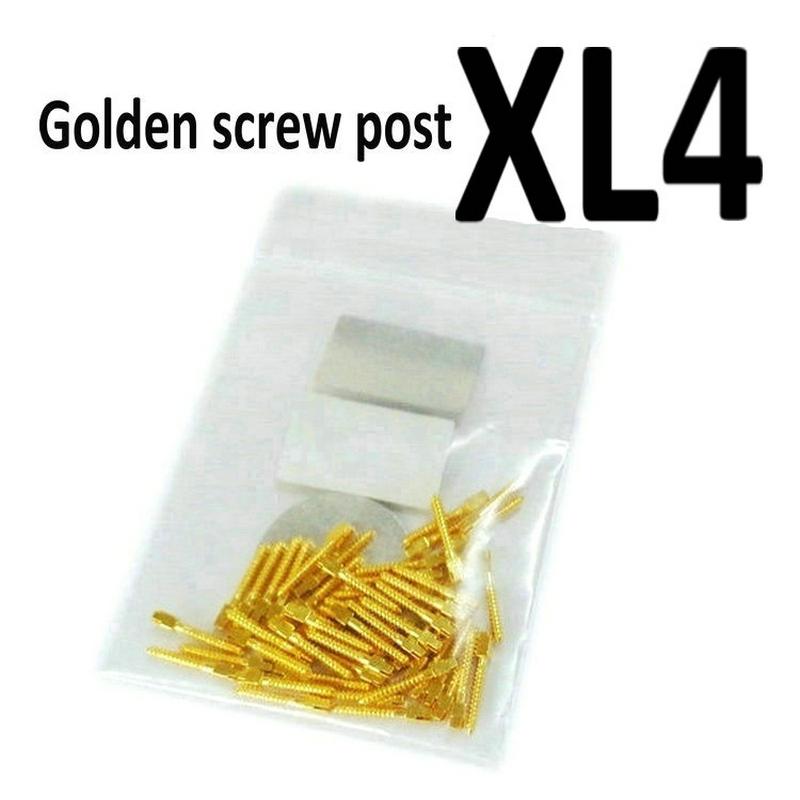 Dental Golden Plated Screw Post 50Pcs Bag High Quality Dentist Tool for Dental Restoration