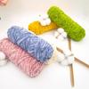 4mm Chenille Velvet Yarn Knitting Wool Thick Warm Crochet Knitting Yarns Cotton Baby Wool DIY Hand-Knitted Sweater Socks Hat
