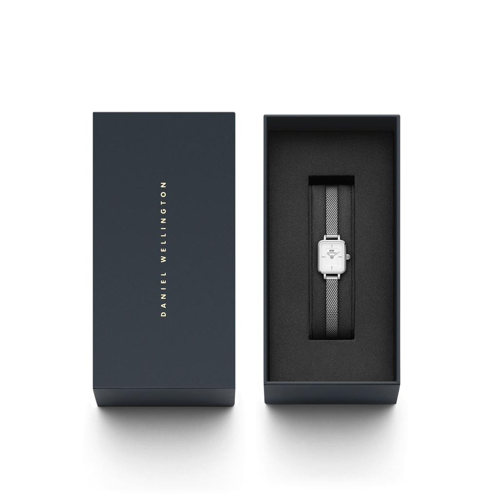Dámské hodinky Daniel Wellington Quadro Mini 15 mm DW00100726 + Krabička (Zw524B)