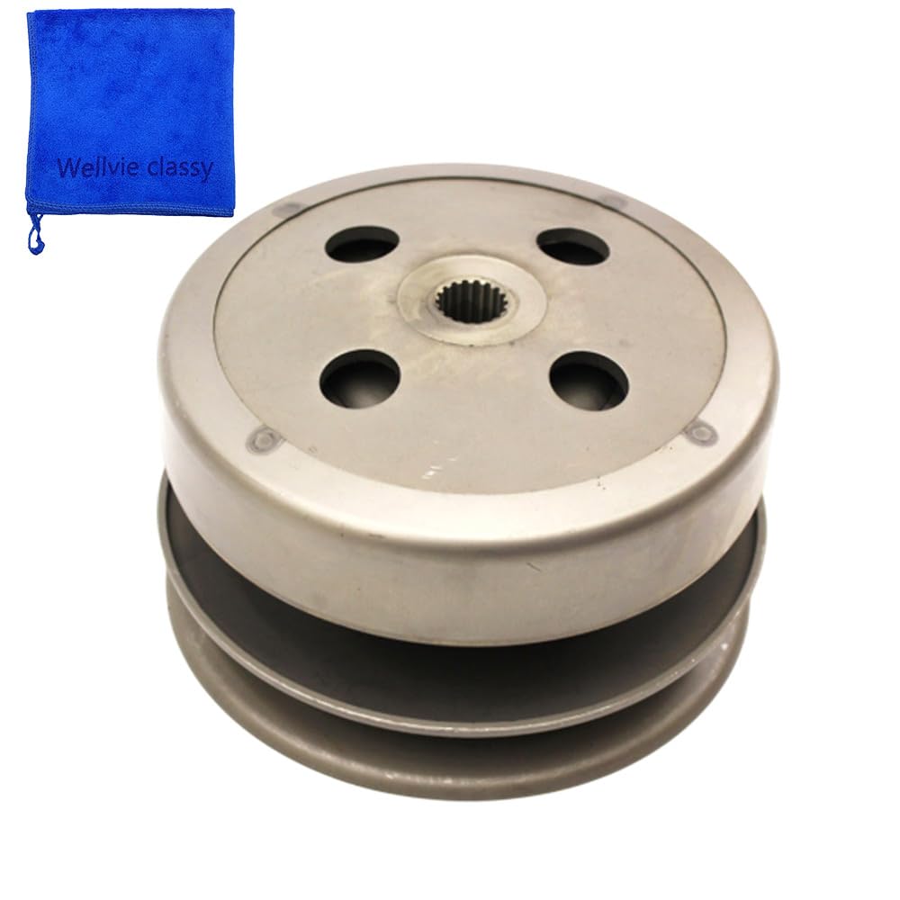 

Wellvie Стильный Ведомый Комплект Сцепления для Suzuki Address V125G/S CF4EA / CF4MA, Включает Колодки Сцепления, Торк Кэм, Центральную Пружину и т.д.. [Импортировано]