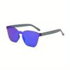 Bonbonfarbene Geburtstagsfeier Foto Regenbogen Sonnenbrille Herren Tanz Lustig Anti-Ultraviolett Einteilige Sonnenbrille Damen