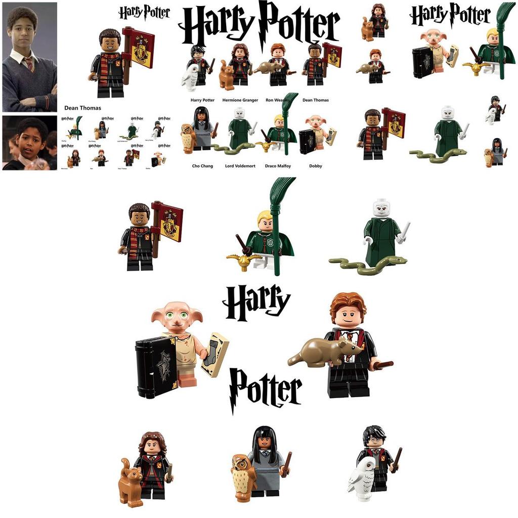 Harry Potter Lord Voldemort Dobby Blocos de Construção Brinquedo Para Crianças Plástico Abs Partículas Pequenas 4,5cm de Altura