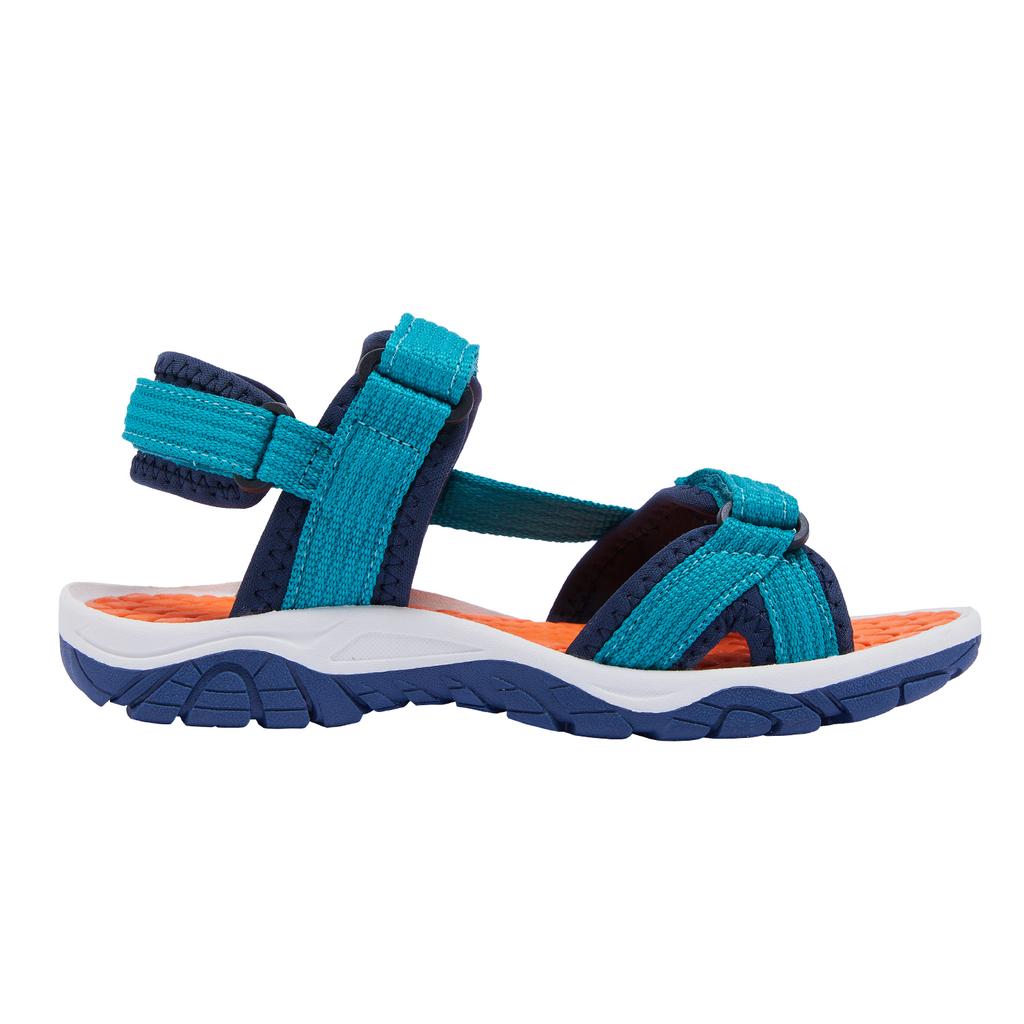 Children's Sports Sandals for Boy/girl Trollkids Kids Oslofjord Sandal Lake Blue/bright Orange (268-190)