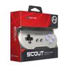 Hyperkin Scout Premium Gray Specially Built Comfortable Retro Controller Controller, SNES®/SFC® Controller, &