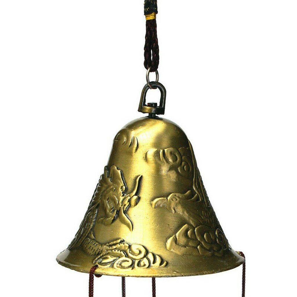 6 Bells Outdoor Metal Wind Chimes Yard Garden Hanging Ornament Decor Outdoor Garden