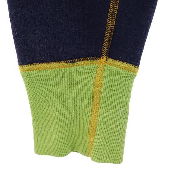 HUMAN MADE Crazy pattern Long sleeve sweat trainer S Blue Back brushed Men's Used