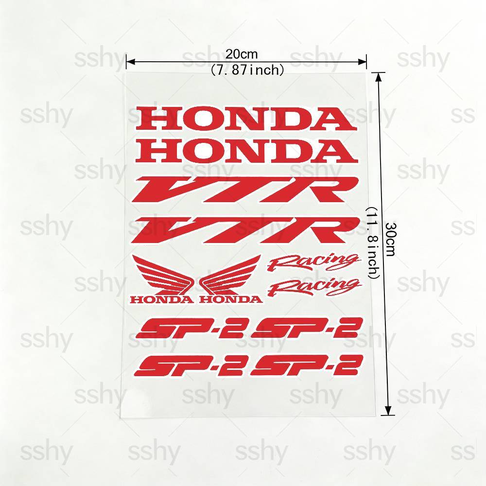 For HONDA VPR SP2 18 Colors Reflective Motorcycle Stickers Waterproof Vinyl Decals For Motorbike Helmet Fuel Tank Bike TP6