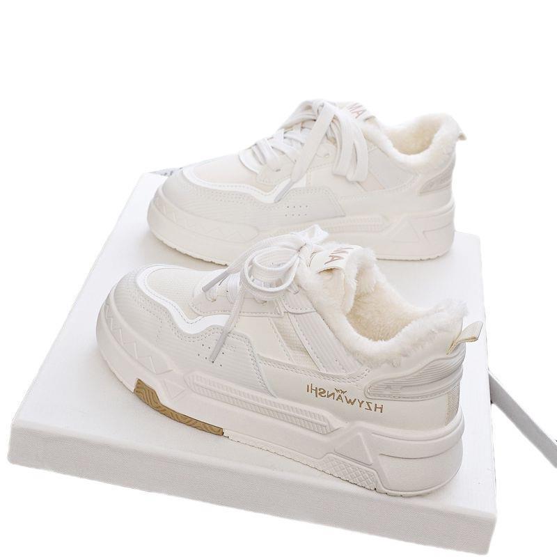 22 winter velvet new ins student warm sneakers casual thick