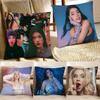 Kenia Os Singer Pillow Case Fashion Square Pillowcase Bedroom Sofa Room Ins Decoration Leisure
